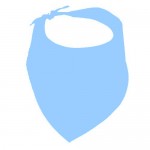 bandana baby licht blauw